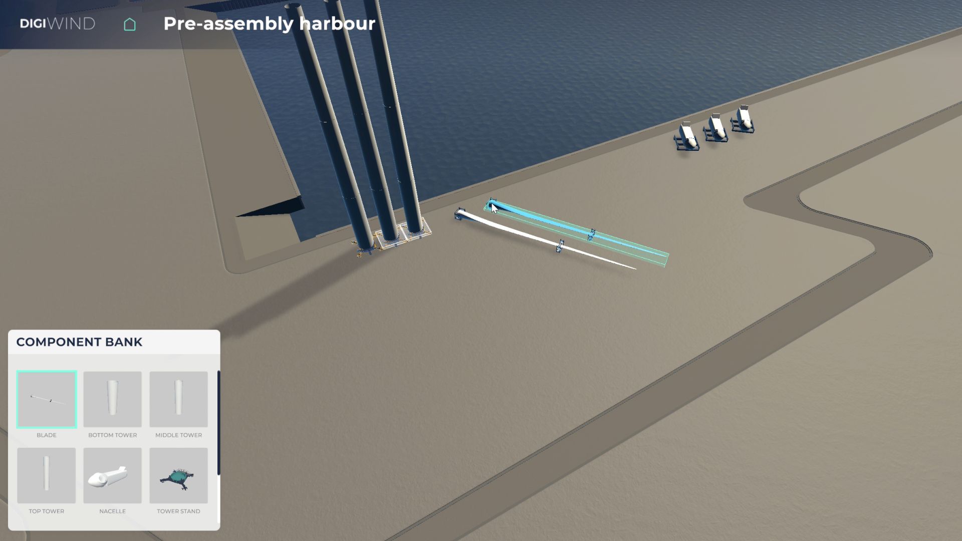 render og a digital simulator for digiwind