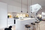 White Kitchen 3D Visualisation