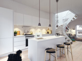 White Kitchen 3D Visualisation