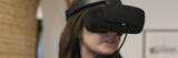 BRUNETTE WITH VR HEADSET