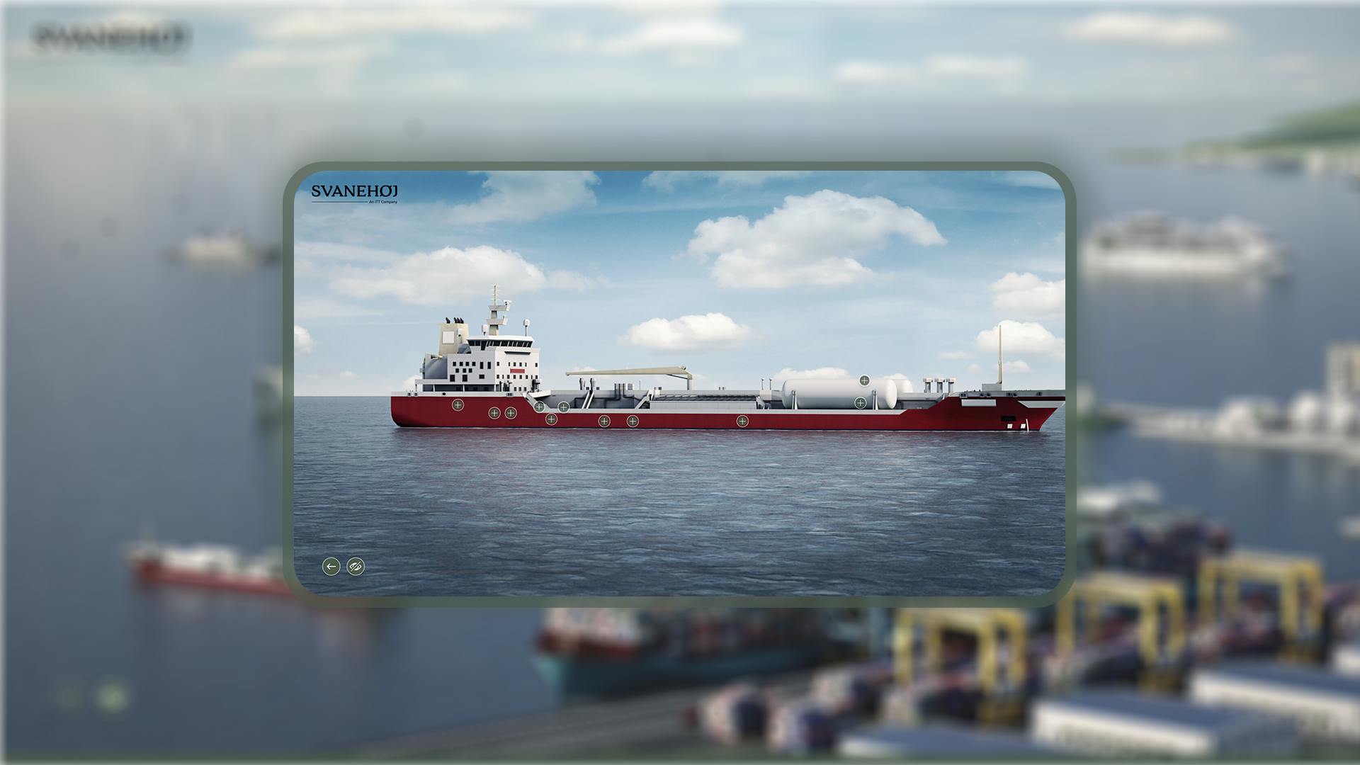 Render of Svanehøj's virtual platform